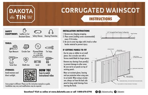 metal wall panel installation instructions